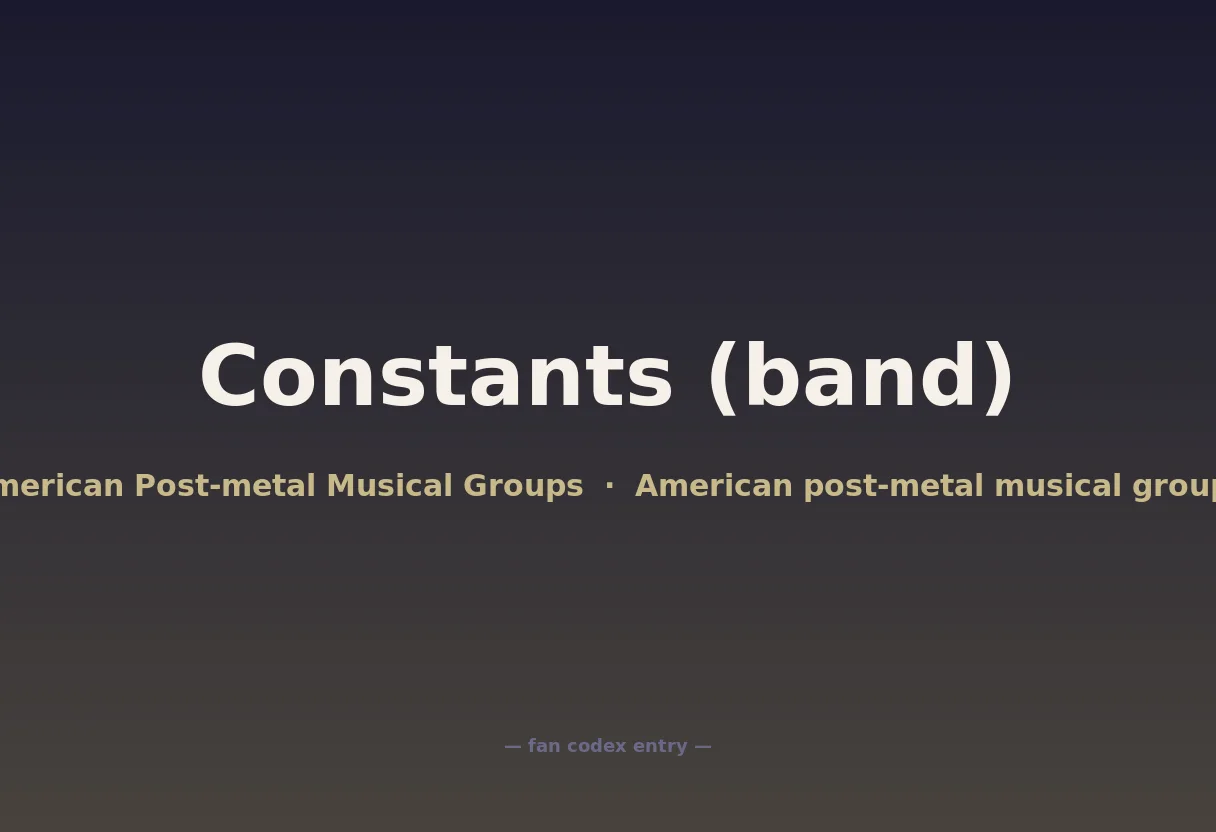 Constants (band)