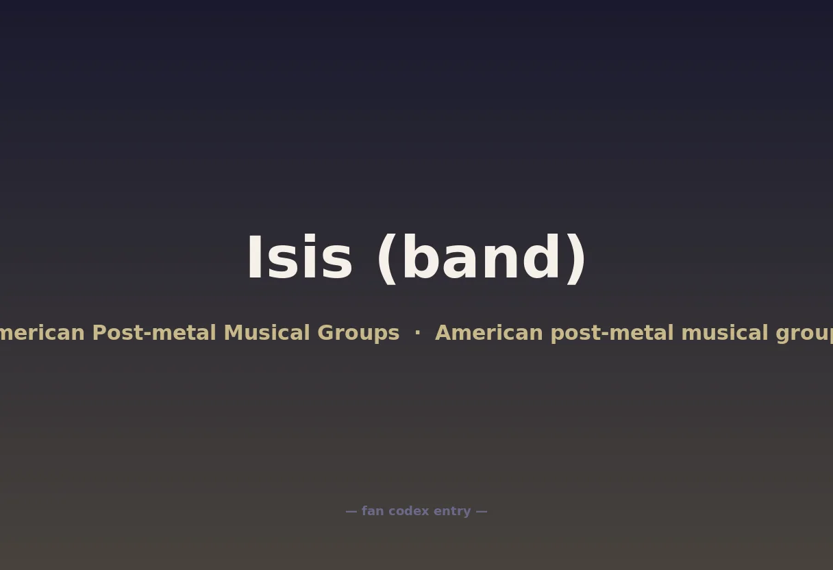 Isis (band)