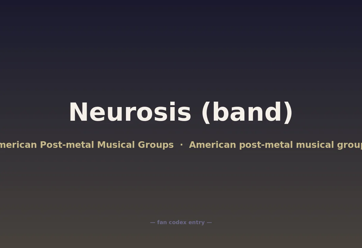 Neurosis (band)
